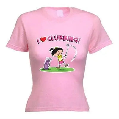 I Love Clubbing Women's T-Shirt L / Light Pink