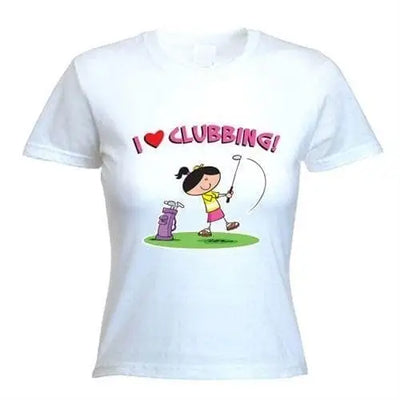 I Love Clubbing Women's T-Shirt L / White