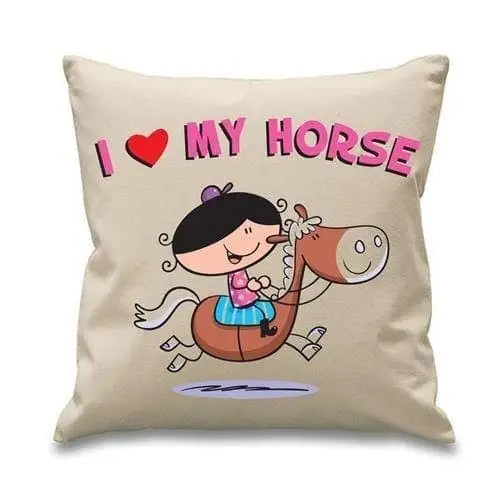 I Love My Horse Cushion Cream
