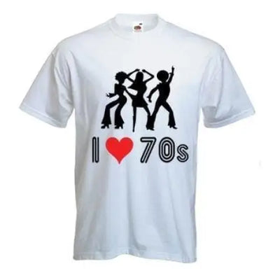 I Love The 70s Men's T-Shirt M / White