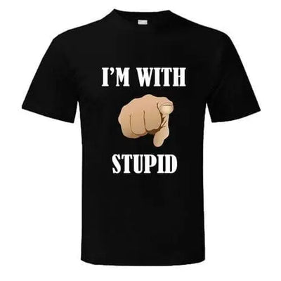 I'm With Stupid Mens T-Shirt