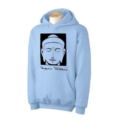 Inquire Within Hoodie M / Light Blue
