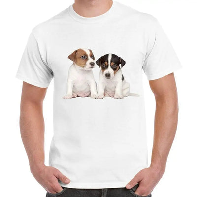 Jack Russell Puppies Mens T-Shirt