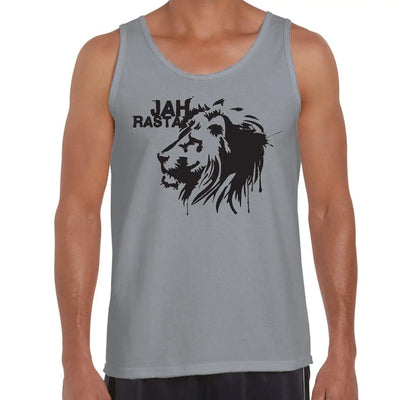 Jah Rasta Reggae Men's Tank Vest Top XL / Light Grey
