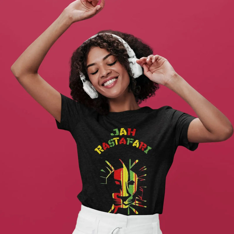 Jah Rastafari Lion Of Judah Women’s T-Shirt - Womens T-Shirt