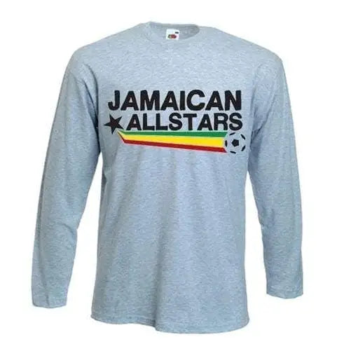 Jamaican All Stars Long Sleeve T-Shirt M / Light Grey