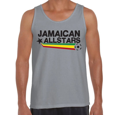 Jamaican All Stars Reggae Men's Tank Vest Top M / Light Grey