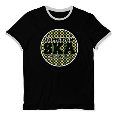 Jamaican Ska Spirit of 69 Contrast Ringer Ska T-Shirt XL