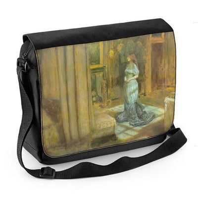 John Everett Millais Eve of St Agnes Laptop Messenger Bag