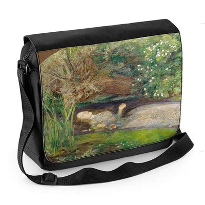 John Everett Millais Ophelia Laptop Messenger Bag