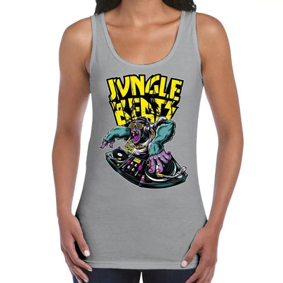 Jungle Beats Junglist Women's Tank Vest Top S / Light Grey