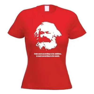 Karl Marx Women's T-Shirt S / Red