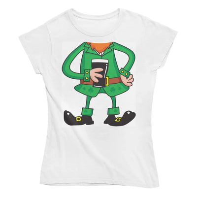 Leprechaun Women’s Fancy Dress T-Shirt - M - Womens T-Shirt
