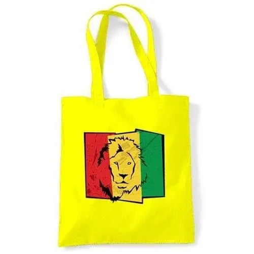 Lion Of Judah Flag Shoulder Bag Yellow