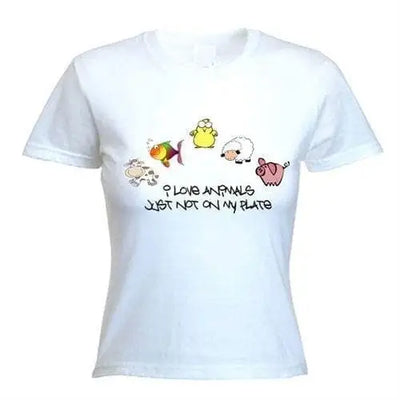 Love Animals Women's Vegetarian T-Shirt