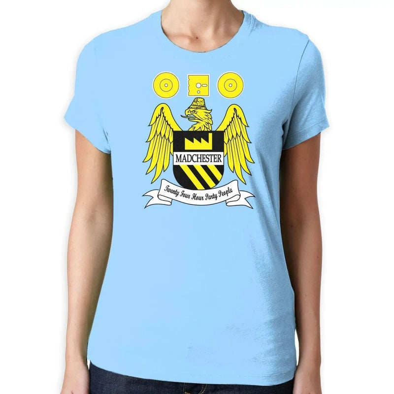 Madchester 24 Hour Party People Coat of Arms Women&