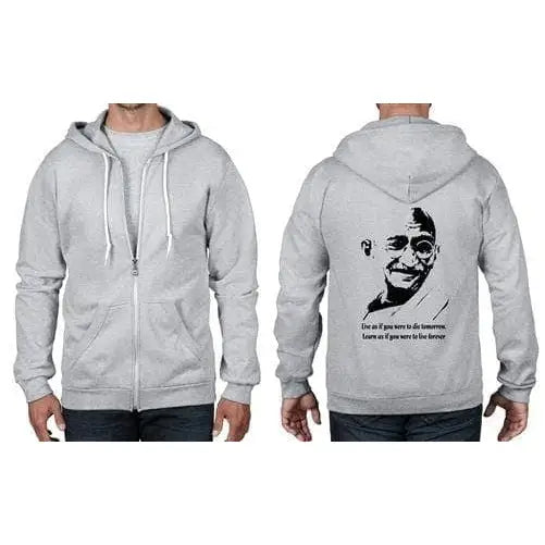 Mahatma Gandhi quote: Live every day like it is your last and learn