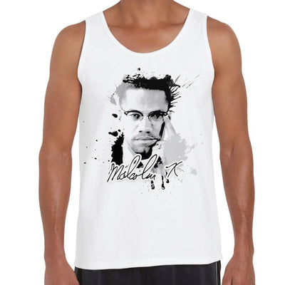 Malcolm X Grunge Design Men's Tank Vest Top XXL