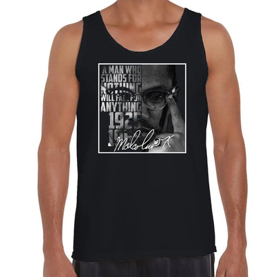 Malcolm X Signature Men's Tank Vest Top XL