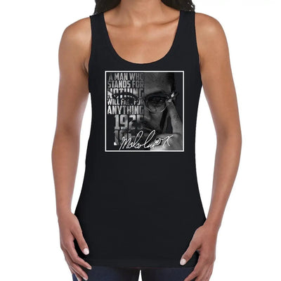 Malcolm X Signature Women's Tank Vest Top M