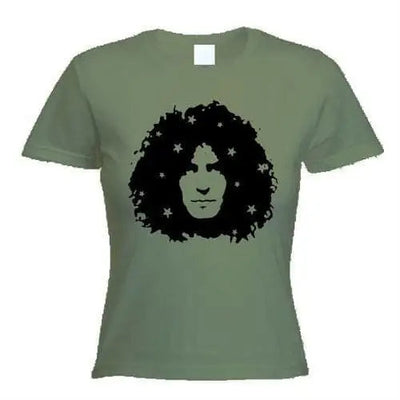 Marc Bolan Stars Women's T-Shirt M / Khaki
