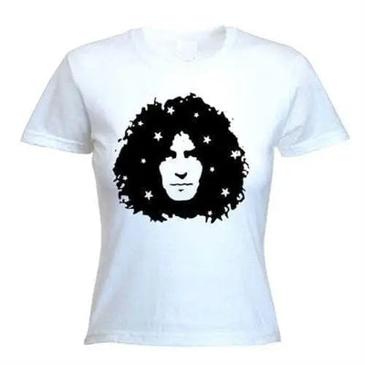 Marc Bolan Stars Women's T-Shirt M / White
