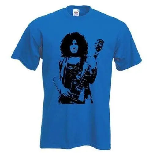 Marc Bolan T-Shirt 3XL / Royal Blue