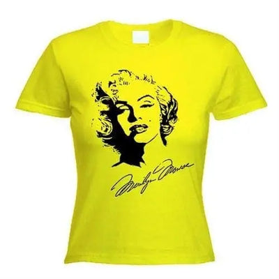 Marilyn Monroe Women's T-Shirt XL / Yellow