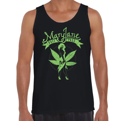 Mary Jane Cannabis Men's Tank Vest Top XL