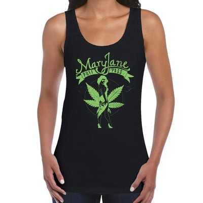 Mary Jane Cannabis Women's Tank Vest Top L