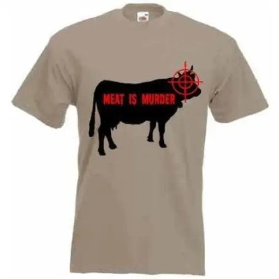 Meat Is Murder T-Shirt M / Khaki