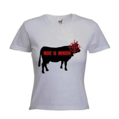 Meat Is Murder Women's T-Shirt S / Light Grey