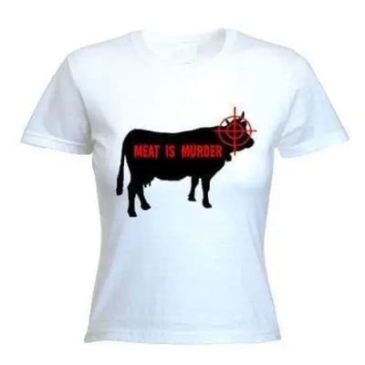 Meat Is Murder Women's T-Shirt S / White