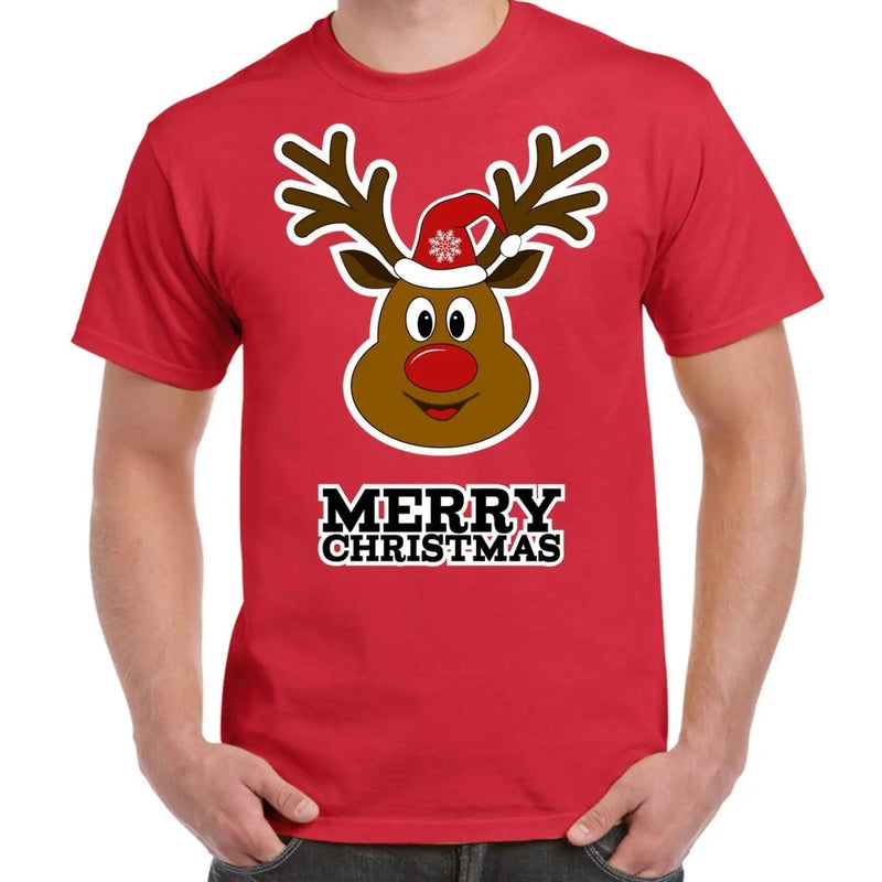 Merry Christmas Rudolph Funny Men&