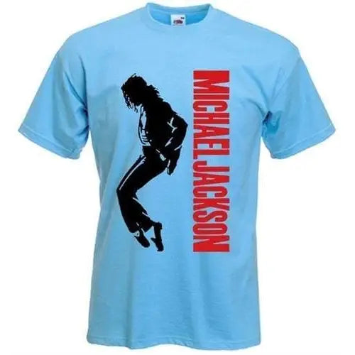 Michael Jackson Moonwalk T-Shirt S / Light Blue