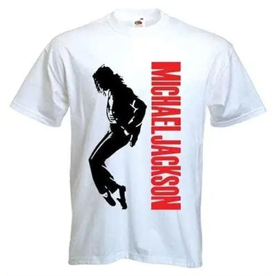 Michael Jackson Moonwalk T-Shirt S / White