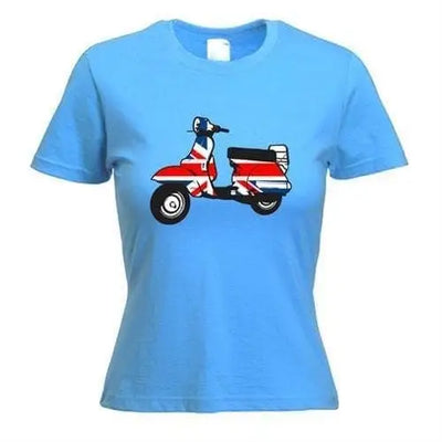 Mod Scooter Women's T-Shirt M / Light Blue