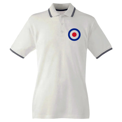 Mod Target Tipped Polo T-Shirt M