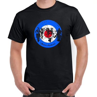 Mods V Rockers Mod Target Logo Men's T-Shirt S / Black