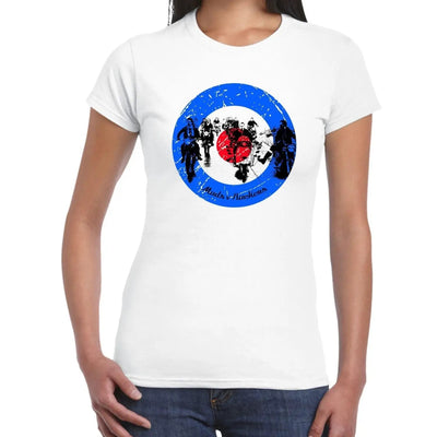 Mods V Rockers Mod Target Logo Women's T-Shirt XL / White
