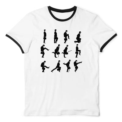 Monty Python Ministry Of Silly Walks Contrast Ringer T-Shirt S