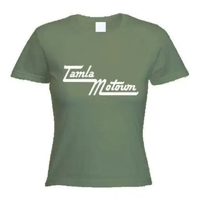 Motown Records Across Logo Women's T-Shirt L / Dark Pink
