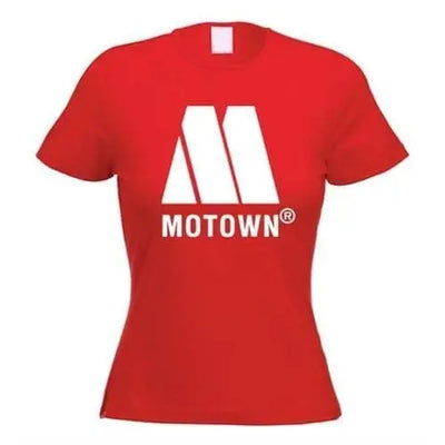 Motown Records Women's T-Shirt M / Red