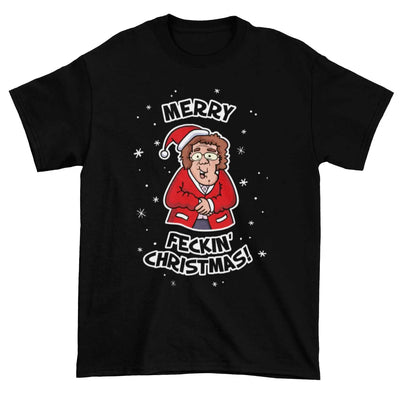 Mrs Brown Merry Feckin' Christmas Men's T-Shirt 3XL