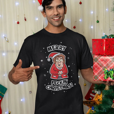 Mrs Brown Merry Feckin' Christmas Men's T-Shirt