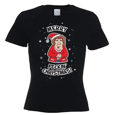 Mrs Brown Merry Feckin' Christmas Women's T-Shirt