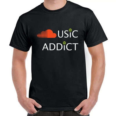Music Addict Men's T-Shirt XL