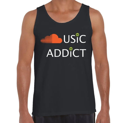 Music Addict Men's Vest Tank Top L