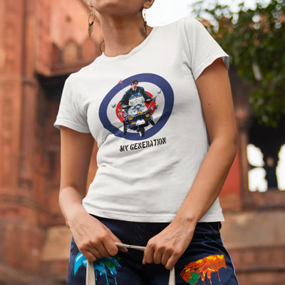 My Generation Mod Scooter Women’s T-Shirt - Womens T-Shirt