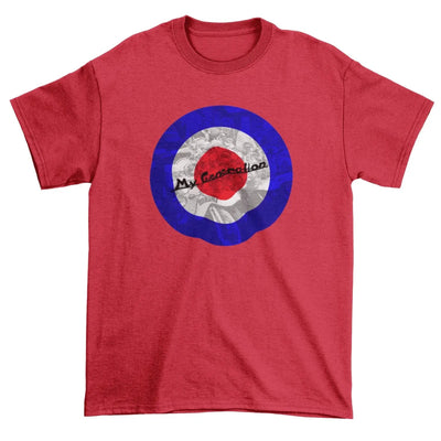 My Generation Scooter Mod Target Men's T-Shirt L / Red